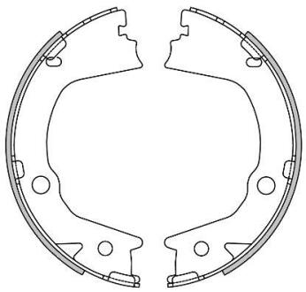 Колодки гальмівні барабанні RS REMSA 4602.00