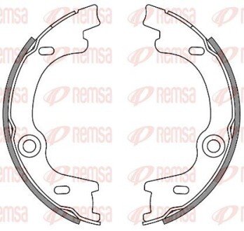 Колодки гальмівні барабанні REMSA 4630.00