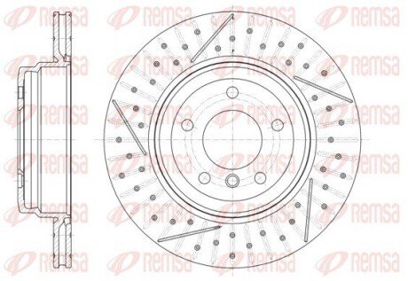 Диск гальмівний REMSA 61451.10 (фото 1)