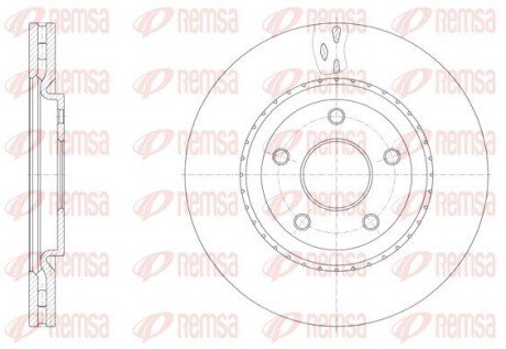 Диск гальмівний REMSA 61515.10