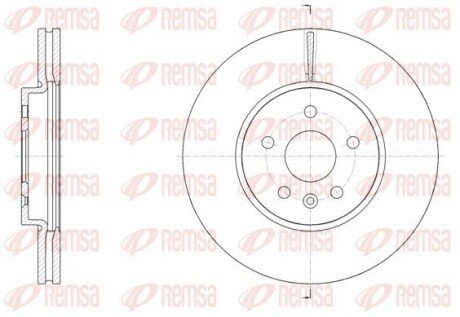 Диск гальмівний REMSA 61534.10