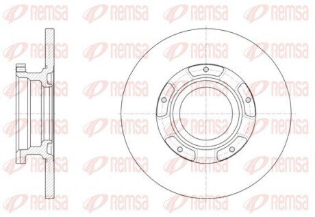 Диск гальмівний REMSA 61566.00