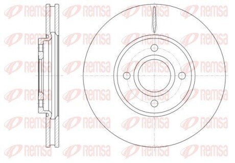 Диск гальмівний REMSA 61601.10