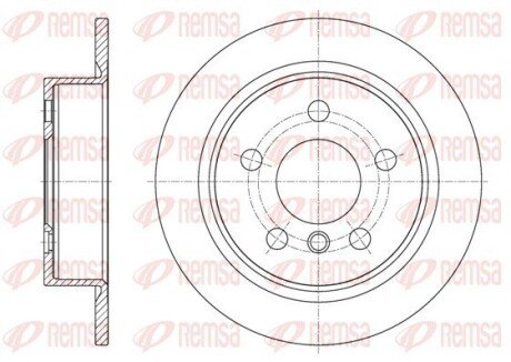 Диск гальмівний REMSA 61618.00