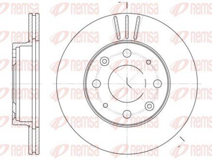 Диск гальмівний REMSA 6368.10
