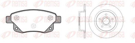 Комплект: 2 диска+ 4 колодки гальмівних REMSA 81252.01 (фото 1)