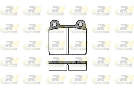 Гальмівні колодки дискові RH ROADHOUSE 2002.20