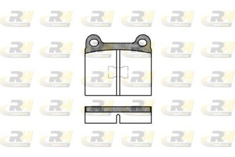 Гальмівні колодки дискові RH ROADHOUSE 2017.00