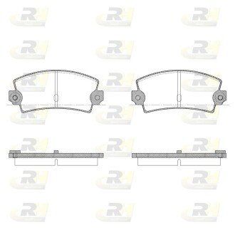 Гальмівні колодки дискові RH ROADHOUSE 2021.36