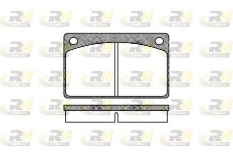 Гальмівні колодки дискові RH ROADHOUSE 2042.00