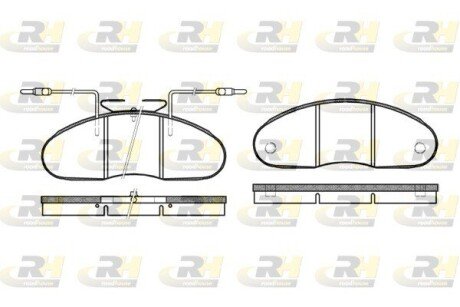 Гальмівні колодки дискові RH ROADHOUSE 2048.02