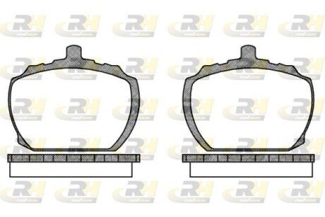 Гальмівні колодки дискові RH ROADHOUSE 2058.10