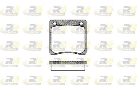 Гальмівні колодки дискові RH ROADHOUSE 2067.00