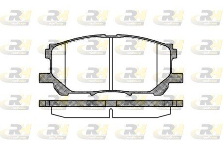 Гальмівні колодки дискові RH ROADHOUSE 21039.00