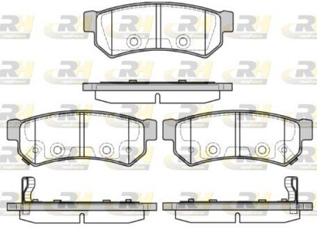 Гальмівні колодки дискові RH ROADHOUSE 21048.12