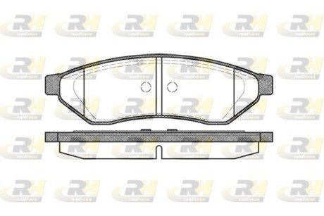 Гальмівні колодки дискові RH ROADHOUSE 21049.00