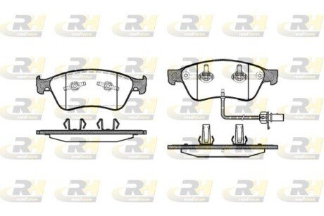Гальмівні колодки дискові RH ROADHOUSE 21056.02