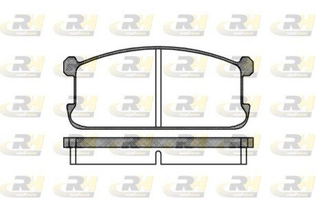 Гальмівні колодки дискові RH ROADHOUSE 2106.00