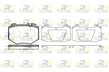 Гальмівні колодки дискові RH ROADHOUSE 21065.00