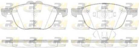 Гальмівні колодки дискові RH ROADHOUSE 21082.50