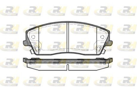 Гальмівні колодки дискові RH ROADHOUSE 21126.08
