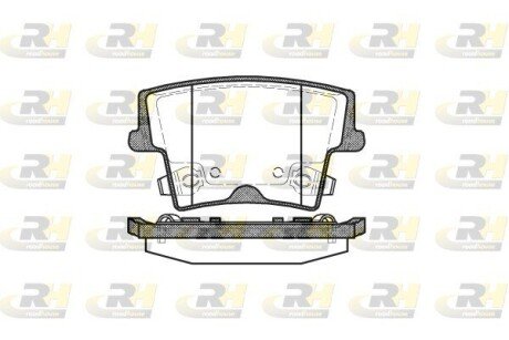 Гальмівні колодки дискові RH ROADHOUSE 21127.08
