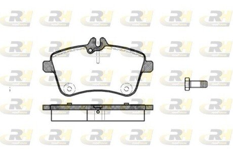 Гальмівні колодки дискові RH ROADHOUSE 21130.00