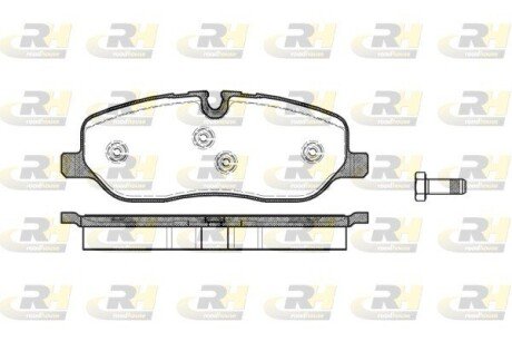 Гальмівні колодки дискові RH ROADHOUSE 21158.00