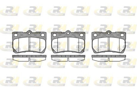 Гальмівні колодки дискові RH ROADHOUSE 21181.02