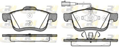 Гальмівні колодки дискові RH ROADHOUSE 21183.22