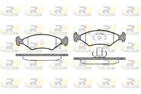 Гальмівні колодки дискові RH ROADHOUSE 2119.10