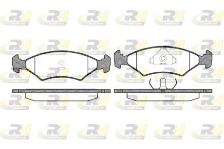 Гальмівні колодки дискові RH ROADHOUSE 2119.20