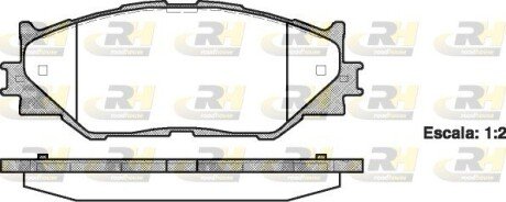 Гальмівні колодки дискові RH ROADHOUSE 21201.00