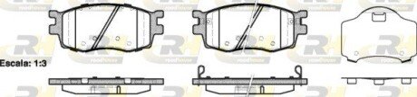 Гальмівні колодки дискові RH ROADHOUSE 21208.02