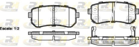 Гальмівні колодки дискові RH ROADHOUSE 21209.02