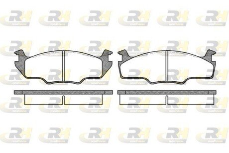 Гальмівні колодки дискові RH ROADHOUSE 2121.10