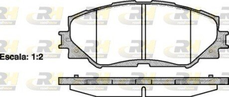 Гальмівні колодки дискові RH ROADHOUSE 21232.00