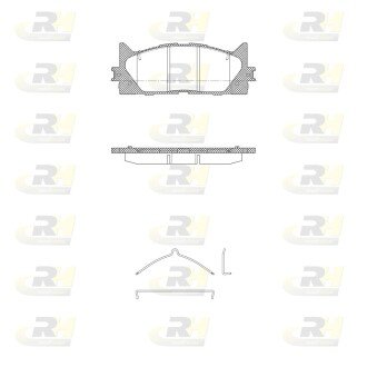 Гальмівні колодки дискові RH ROADHOUSE 21233.00