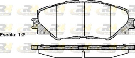 Гальмівні колодки дискові RH ROADHOUSE 21234.00