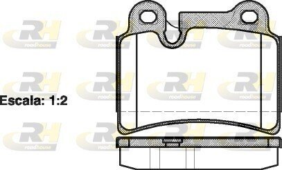 Гальмівні колодки дискові RH ROADHOUSE 21240.00