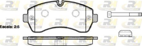 Гальмівні колодки дискові RH ROADHOUSE 21243.00