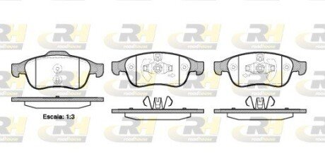 Гальмівні колодки дискові RH ROADHOUSE 21248.10