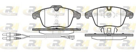 Гальмівні колодки дискові RH ROADHOUSE 21249.01