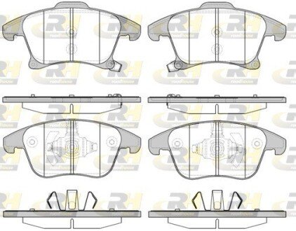 Гальмівні колодки дискові RH ROADHOUSE 21249.22