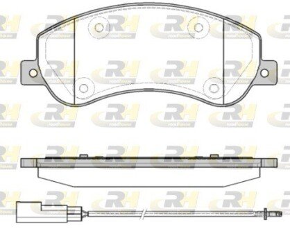 Гальмівні колодки дискові RH ROADHOUSE 21250.11