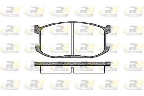 Гальмівні колодки дискові RH ROADHOUSE 2126.00