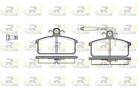 Гальмівні колодки дискові RH ROADHOUSE 2128.02