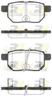 Гальмівні колодки дискові RH ROADHOUSE 21286.22