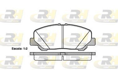 Гальмівні колодки дискові RH ROADHOUSE 21287.00