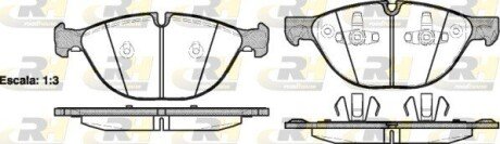 Гальмівні колодки дискові RH ROADHOUSE 21298.00